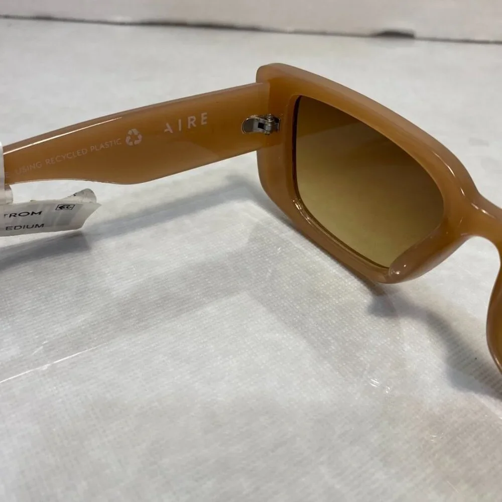 AIRE Novae Sunglasses Milky Caramel Brown Gradient